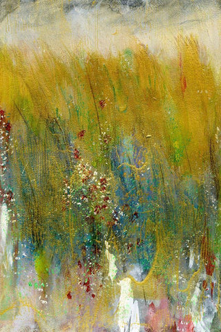 Field Impressions II Black Ornate Wood Framed Art Print with Double Matting by Bramma, Lila