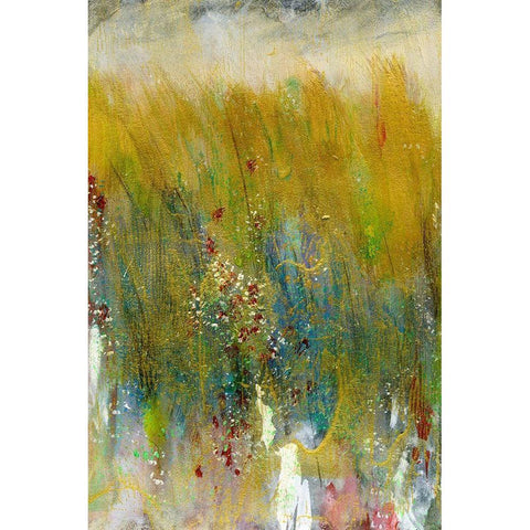Field Impressions II Gold Ornate Wood Framed Art Print with Double Matting by Bramma, Lila