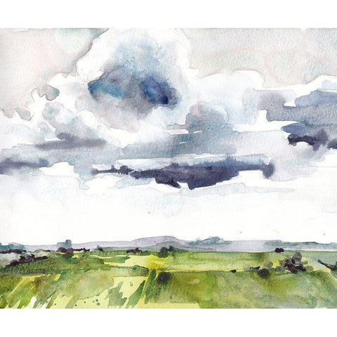 May Sky Studies II Black Modern Wood Framed Art Print by McCreery, Paul