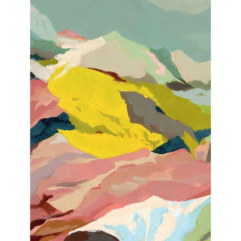 Candy Coast I Black Modern Wood Framed Art Print by Green, Jacob