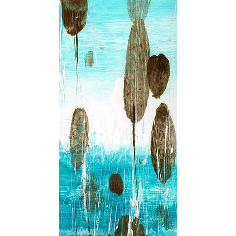 Cattails I Black Modern Wood Framed Art Print with Double Matting by Harper, Ethan