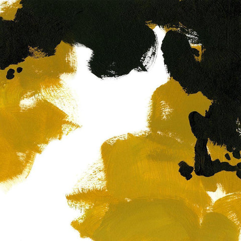 Message to Motherwell II White Modern Wood Framed Art Print by Green, Jacob