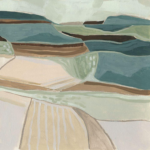 Idlewilde I Black Ornate Wood Framed Art Print with Double Matting by Vess, June Erica