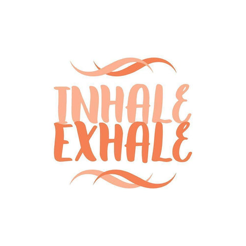 Just Breathe I Black Modern Wood Framed Art Print with Double Matting by Popp, Grace