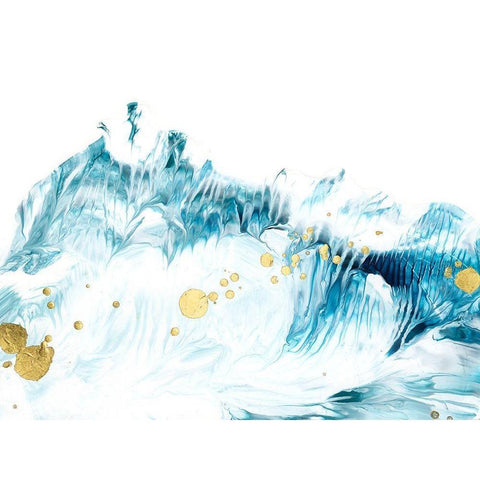 Tidal II White Modern Wood Framed Art Print by Harper, Ethan