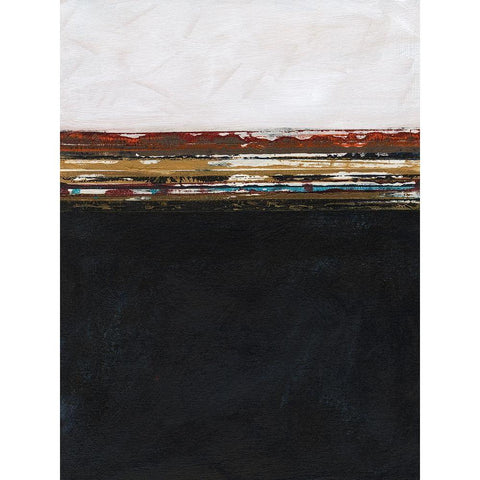 A Sense of Space I Black Modern Wood Framed Art Print with Double Matting by Fuchs, Jodi