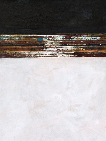 A Sense of Space III White Modern Wood Framed Art Print with Double Matting by Fuchs, Jodi