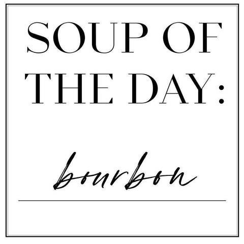 Soup du Jour I White Modern Wood Framed Art Print by Hambly, Anna