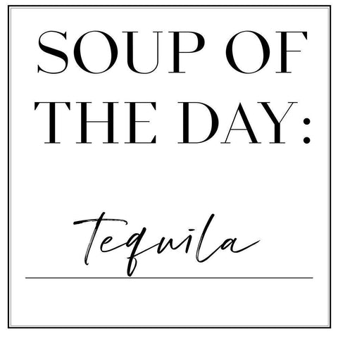 Soup du Jour III Black Ornate Wood Framed Art Print with Double Matting by Hambly, Anna