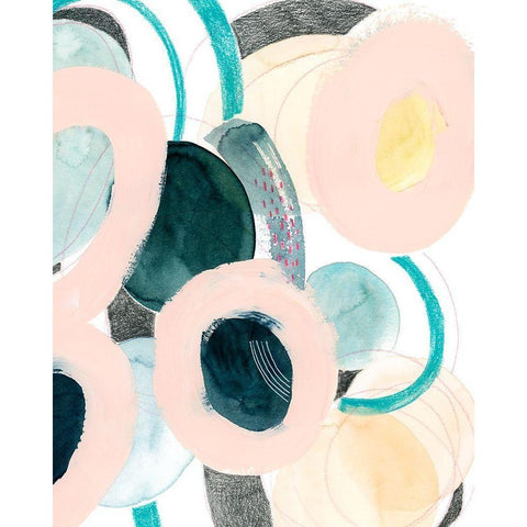 Planetarium I Black Modern Wood Framed Art Print with Double Matting by Popp, Grace