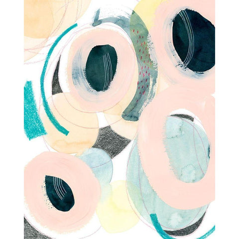 Planetarium II White Modern Wood Framed Art Print by Popp, Grace