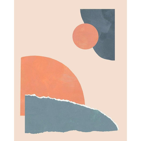 Summer Isle I Black Modern Wood Framed Art Print with Double Matting by Green, Jacob