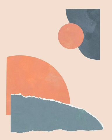 Summer Isle I White Modern Wood Framed Art Print with Double Matting by Green, Jacob