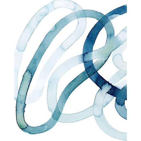 Lazuli II Black Modern Wood Framed Art Print by Popp, Grace