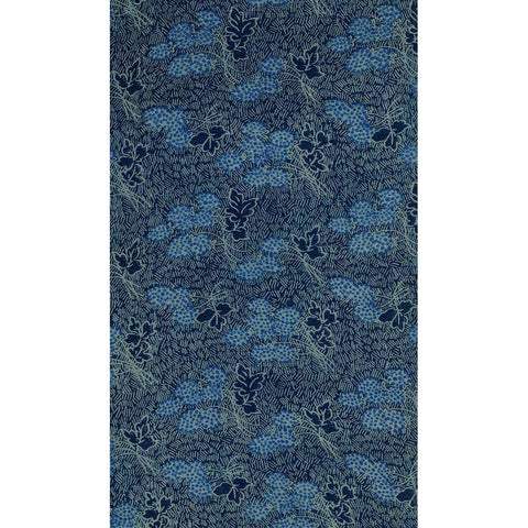 Indonesian Batik V Black Modern Wood Framed Art Print by Baxter Mill Archive