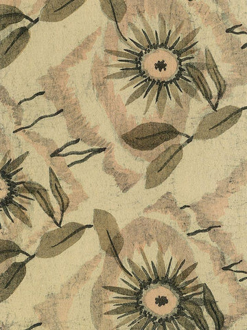 Delicate Deco Pattern III Black Ornate Wood Framed Art Print with Double Matting by Baxter Mill Archive