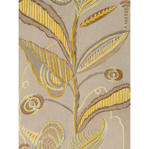 Delicate Deco Pattern IV White Modern Wood Framed Art Print by Baxter Mill Archive