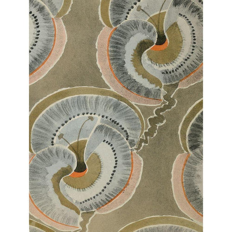 Delicate Deco Pattern V White Modern Wood Framed Art Print by Baxter Mill Archive