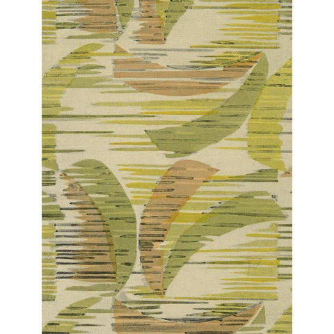 Delicate Deco Pattern VII Black Modern Wood Framed Art Print with Double Matting by Baxter Mill Archive