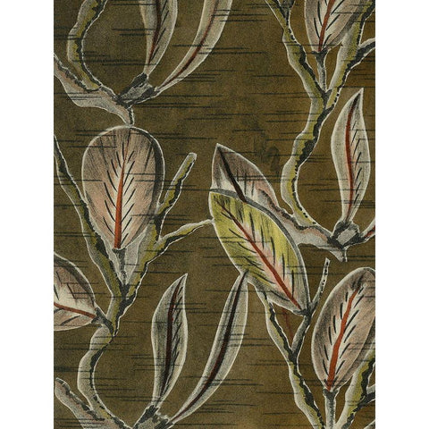 Delicate Deco Pattern VIII Gold Ornate Wood Framed Art Print with Double Matting by Baxter Mill Archive