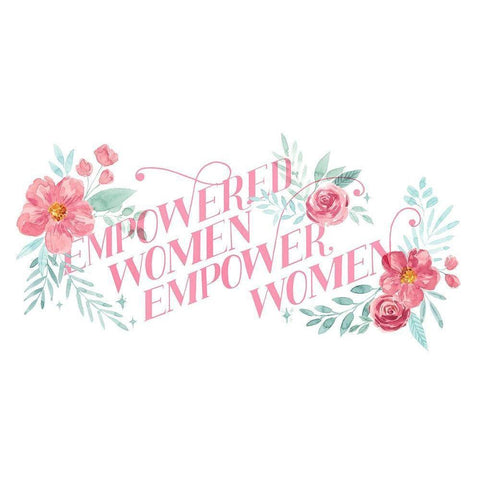 Women Up II White Modern Wood Framed Art Print by Popp, Grace