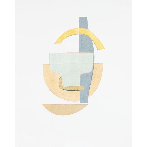 Widget V Black Modern Wood Framed Art Print with Double Matting by Delamater, Rob