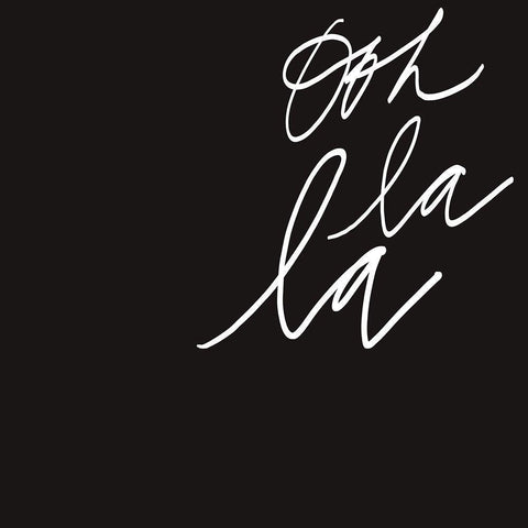 Ooh II Black Modern Wood Framed Art Print by Hambly, Anna