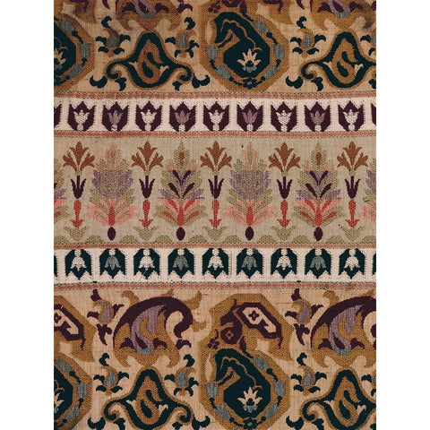 Kilim Detail I Gold Ornate Wood Framed Art Print with Double Matting by Baxter Mill Archive