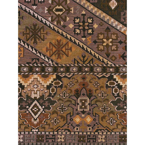 Kilim Detail II Black Modern Wood Framed Art Print by Baxter Mill Archive