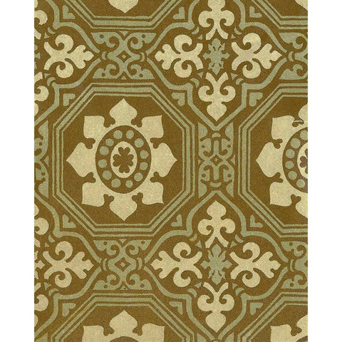 Medallion Motif I Black Modern Wood Framed Art Print by Baxter Mill Archive