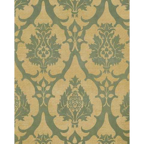 Medallion Motif III Black Modern Wood Framed Art Print with Double Matting by Baxter Mill Archive