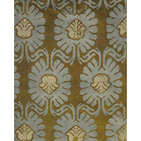 Medallion Motif V White Modern Wood Framed Art Print by Baxter Mill Archive