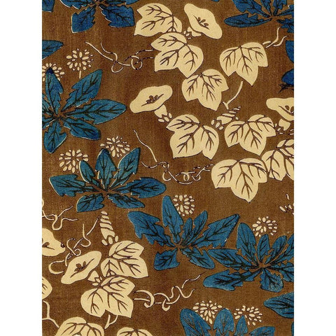 Japanese Patterns II Black Modern Wood Framed Art Print by Baxter Mill Archive