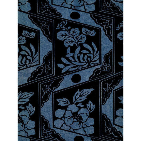 Japanese Patterns IV White Modern Wood Framed Art Print by Baxter Mill Archive