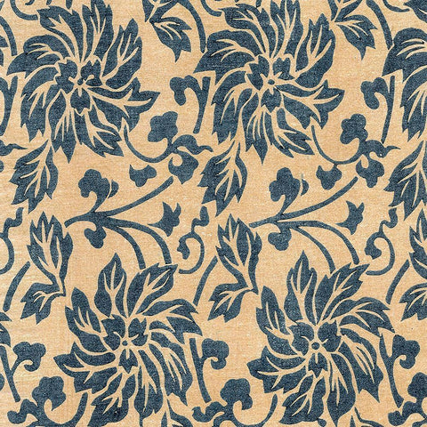 Japanese Patterns IX Black Ornate Wood Framed Art Print with Double Matting by Baxter Mill Archive