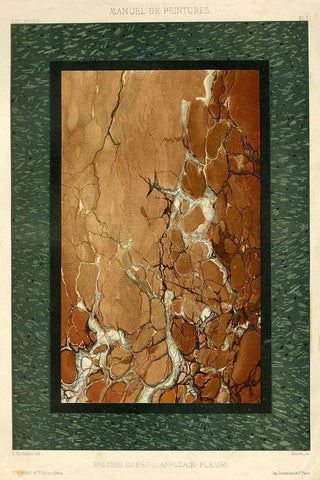 Marble Varieties I White Modern Wood Framed Art Print with Double Matting by Baxter Mill Archive