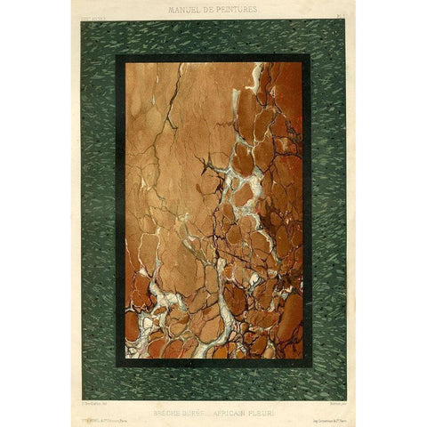 Marble Varieties I Black Modern Wood Framed Art Print with Double Matting by Baxter Mill Archive