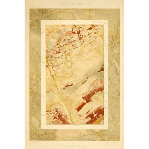 Marble Varieties II Black Modern Wood Framed Art Print with Double Matting by Baxter Mill Archive