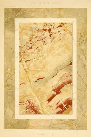 Marble Varieties II Black Ornate Wood Framed Art Print with Double Matting by Baxter Mill Archive