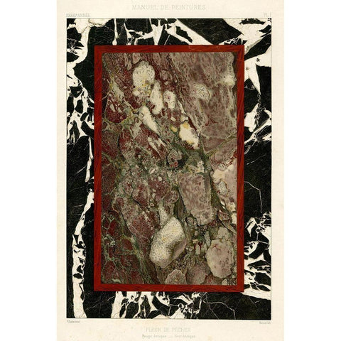 Marble Varieties III Gold Ornate Wood Framed Art Print with Double Matting by Baxter Mill Archive