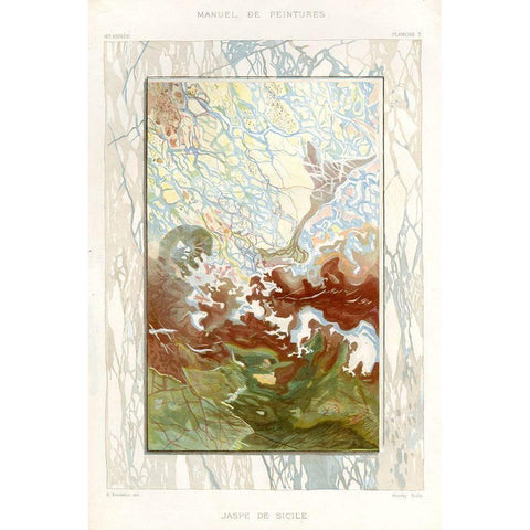 Marble Varieties IV Black Modern Wood Framed Art Print with Double Matting by Baxter Mill Archive