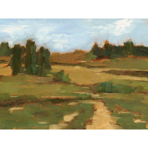 Ochre Valley I Gold Ornate Wood Framed Art Print with Double Matting by Harper, Ethan