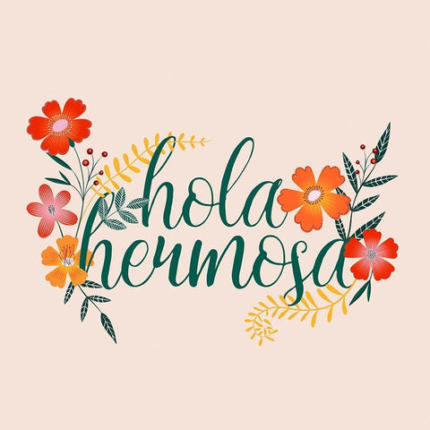 Hermosa I Black Ornate Wood Framed Art Print with Double Matting by Popp, Grace