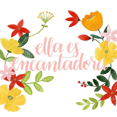 Encantadora I Black Modern Wood Framed Art Print with Double Matting by Popp, Grace