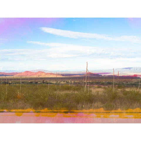 West Texas Scapes II Black Modern Wood Framed Art Print with Double Matting by Quintero, Sonja