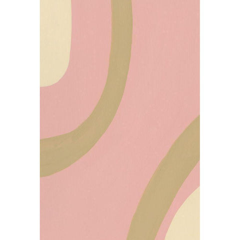 Organic Neutral I White Modern Wood Framed Art Print by Moore, Regina