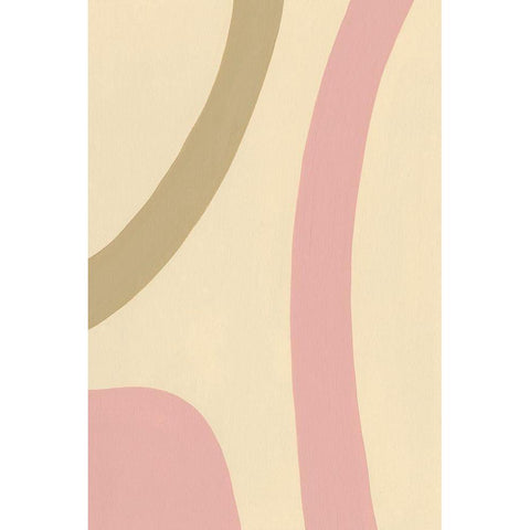 Organic Neutral III Black Modern Wood Framed Art Print by Moore, Regina