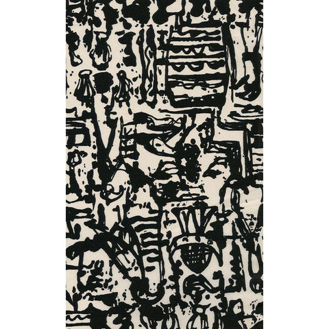 Graphic Mod Abstract II White Modern Wood Framed Art Print by Baxter Mill Archive