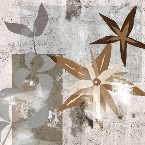 Autumn Forest III White Modern Wood Framed Art Print with Double Matting by Wang, Melissa