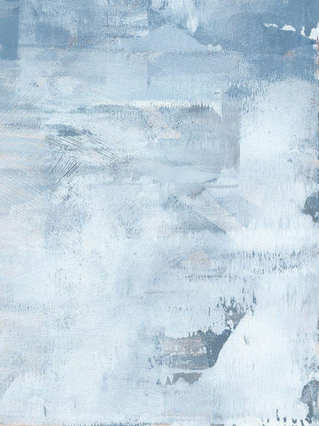 Permafrost I White Modern Wood Framed Art Print with Double Matting by Green, Jacob